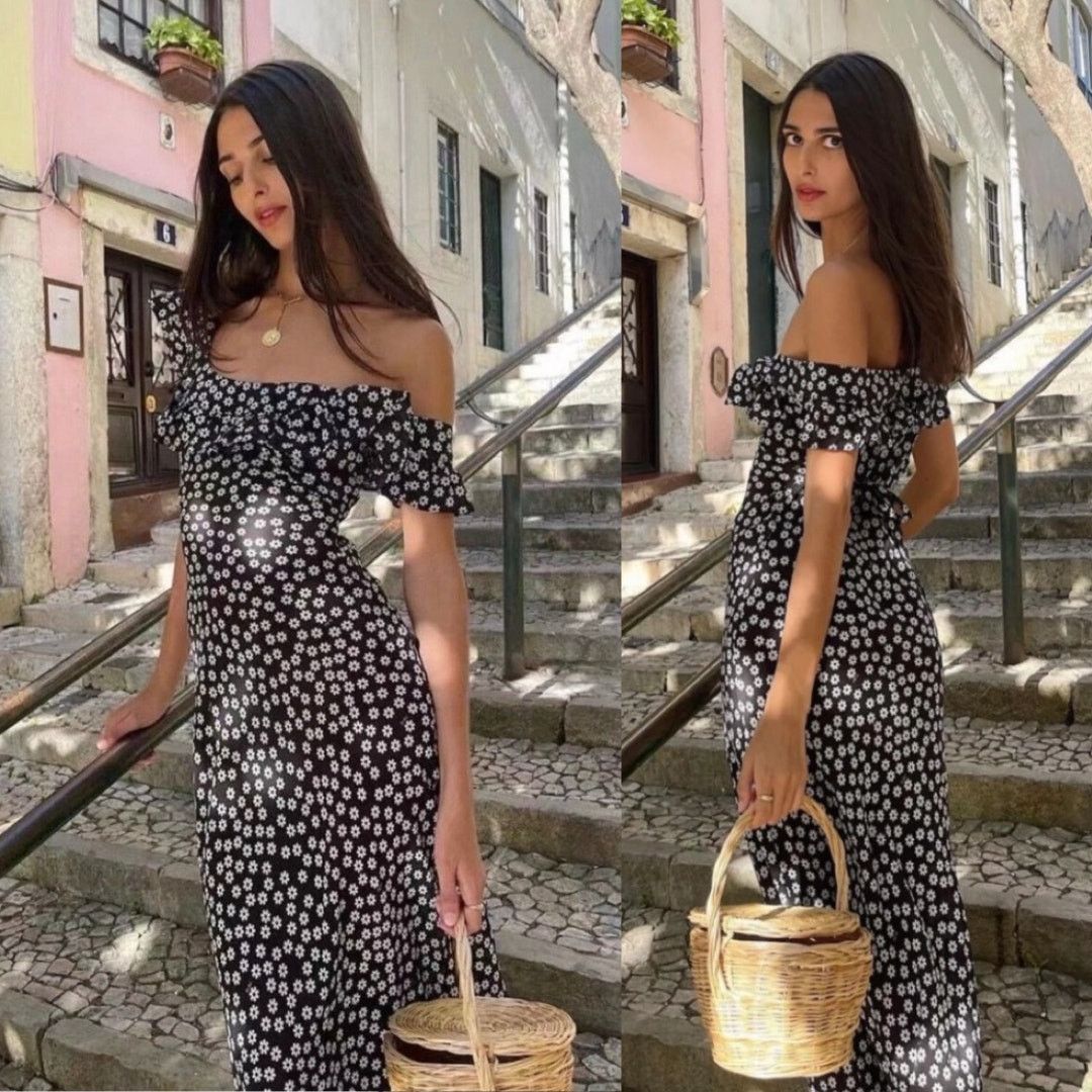 Réalisation Minnie Dress in Dance Floral Silk Maxi XS