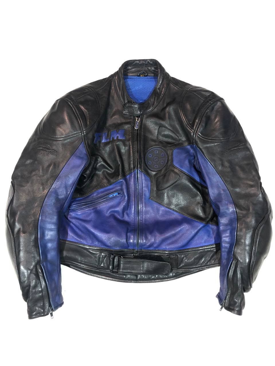 Other FLM Avangarde Racing Moto Leather Jacket Vintage Size US XL / EU 56 / 4 - 1 Thumbnail