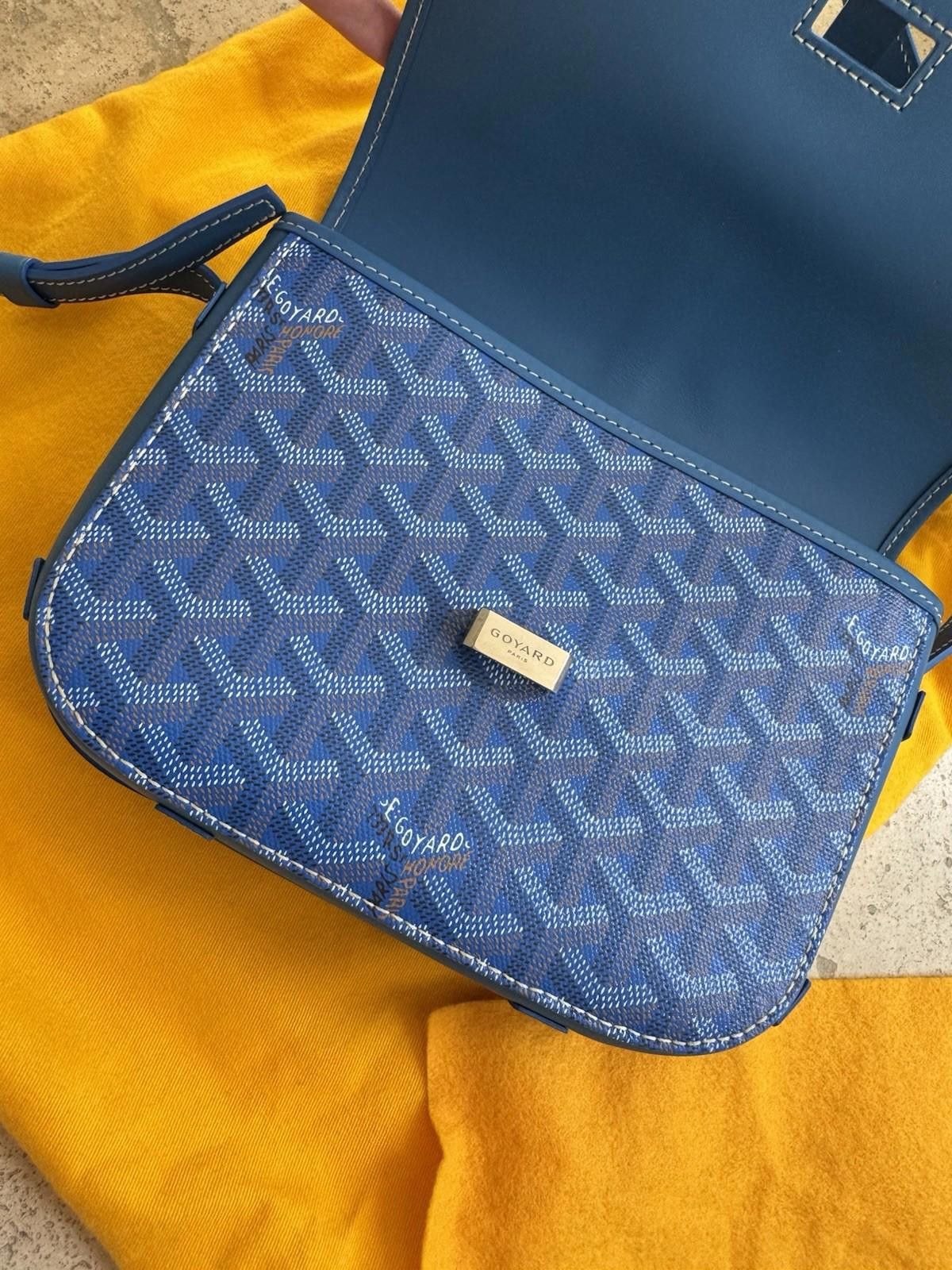 Goyard Authentic - GOYARD BELVEDERE II SKY BLUE PM MESSENGER BAG Size ONE SIZE - 9 Thumbnail