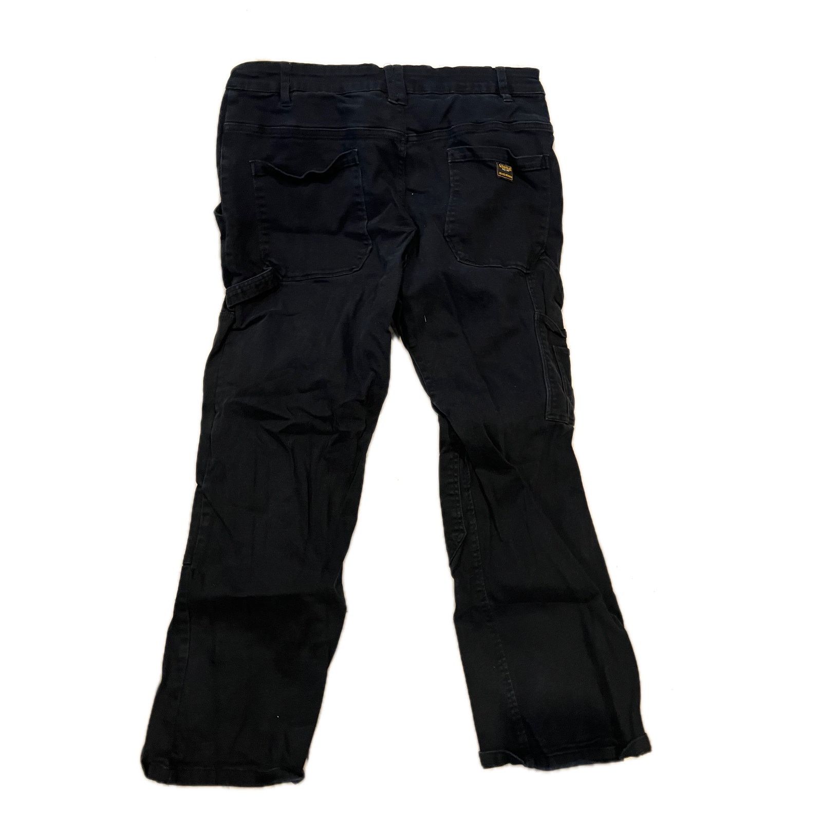 Caterpillar Caterpillar Black Cargo Carpenter Work Jeans Mens 40x30 Size US 40 / EU 56 - 2 Thumbnail