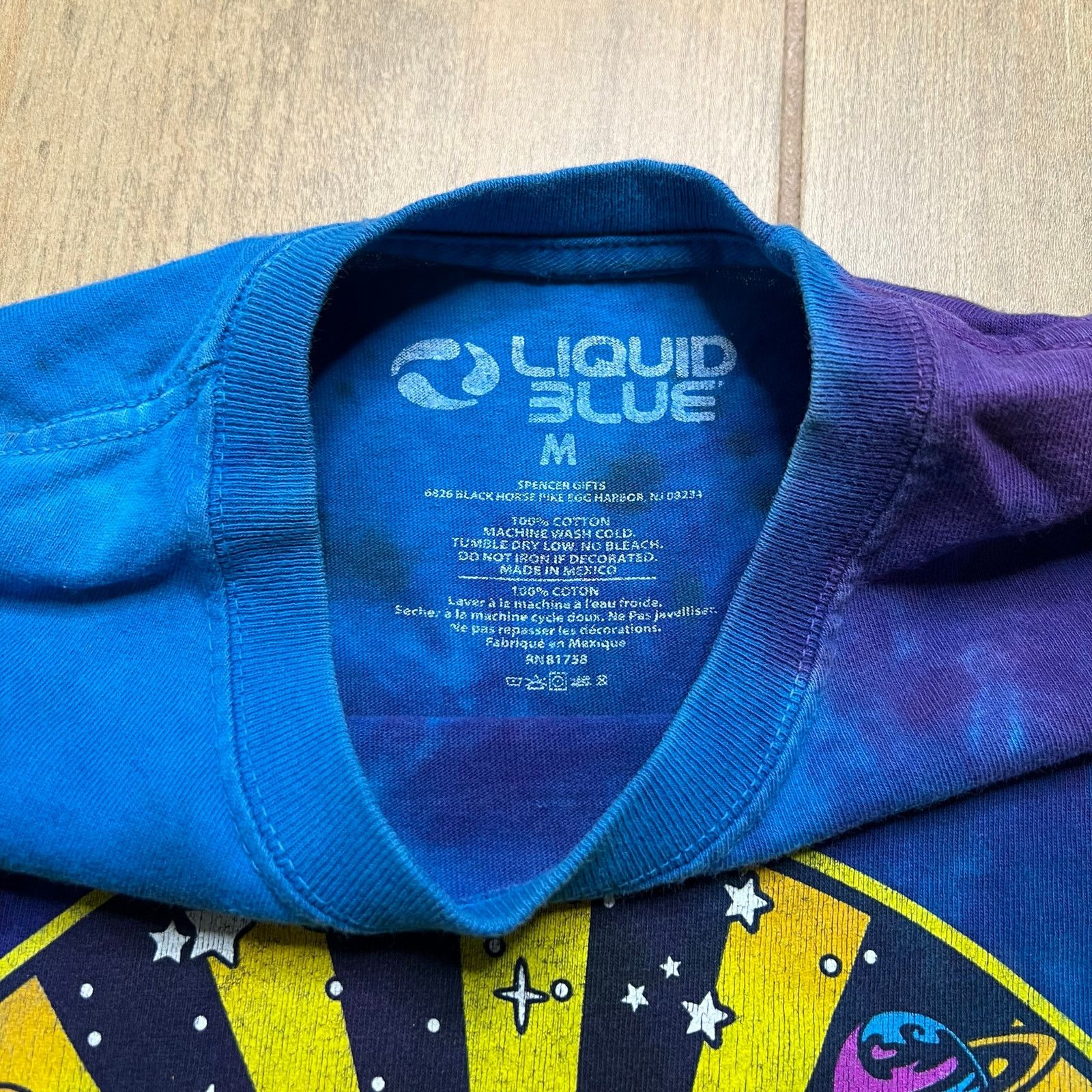 Liquid Blue Vintage Liquid Blue Sz M Tie Dye T Shirt Alice & Wonderland Size US M / EU 48-50 / 2 - 5 Thumbnail
