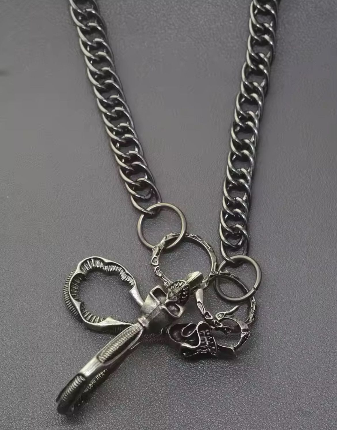 Jean × Vintage Skull Hook Pattern Jeans Chain Accessories Size ONE SIZE - 4 Thumbnail