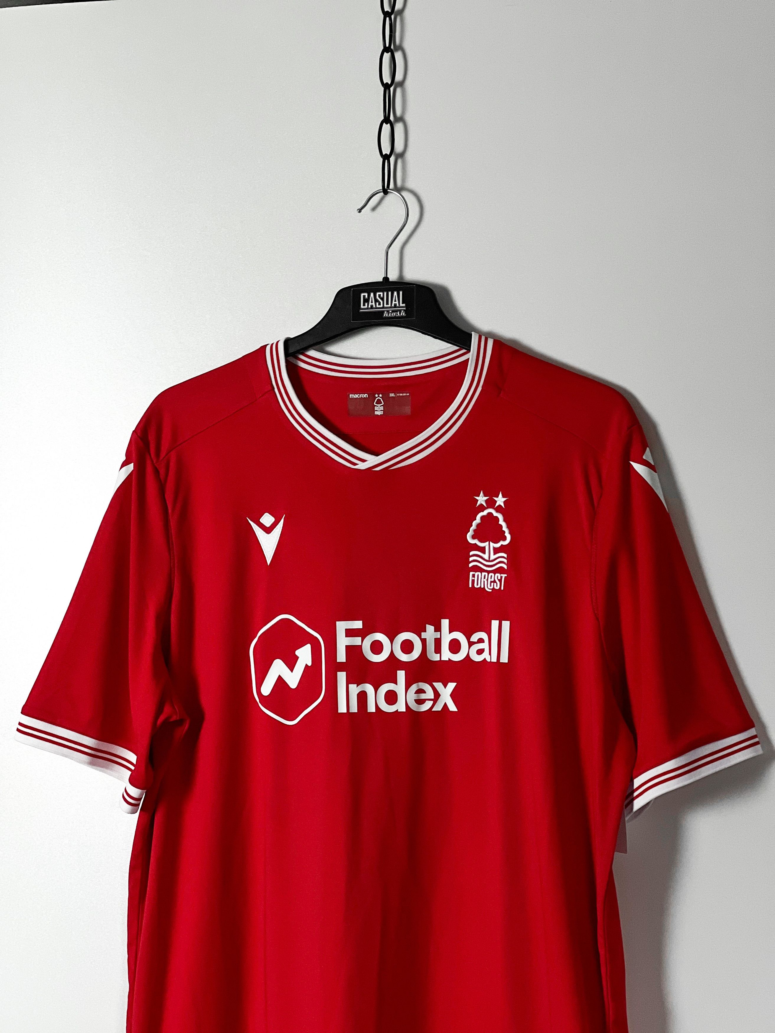 Macron Macron x Nottingham Forest F.C. Custom Name Tee (2020-2021) Size US XXL / EU 58 / 5 - 7 Thumbnail