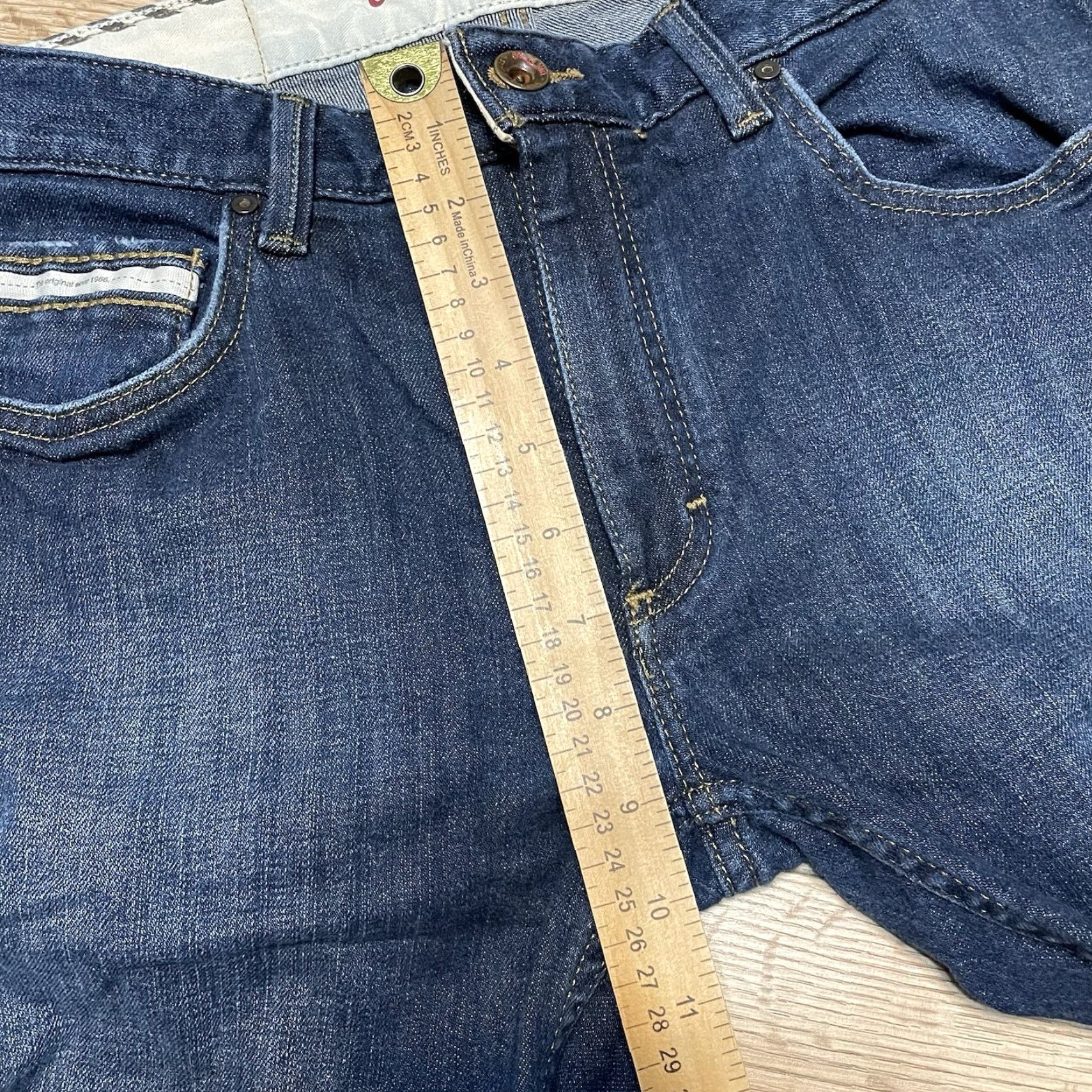 Vans VANS Custom Made Straight Leg Jeans Men's Size 31x30 Blue Size US 31 - 5 Thumbnail