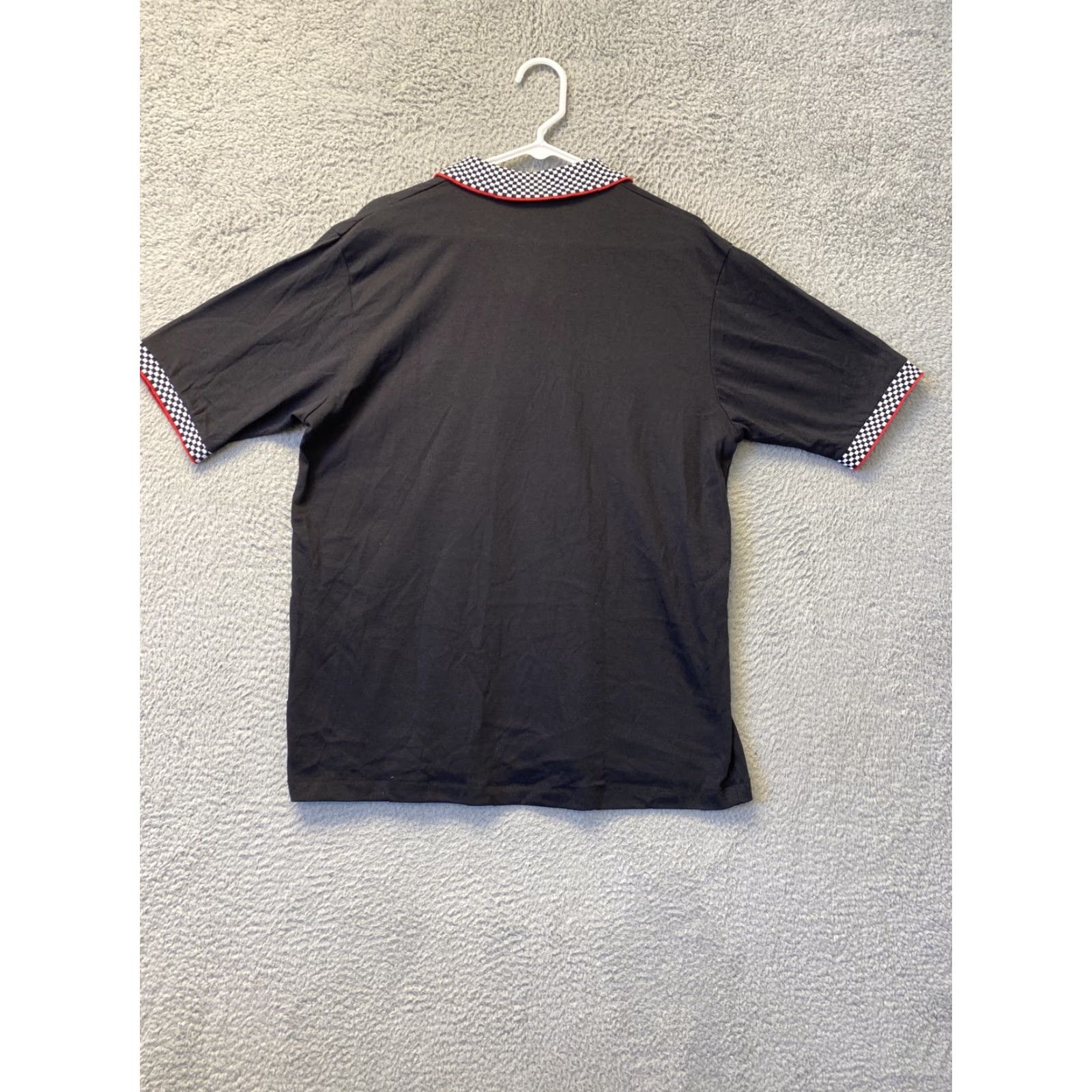 Vintage Crystal Spring Men’s Black Short Sleeve Collared Polo Shirt Size XL/ 46-43 Size US XL / EU 56 / 4 - 7 Thumbnail
