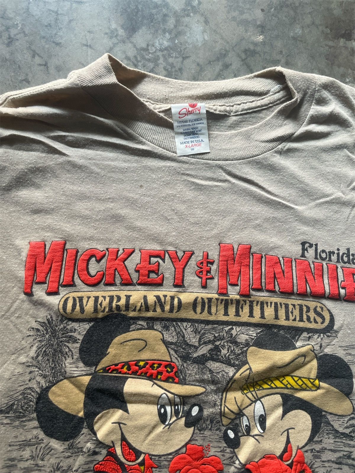 Mickey Mouse Vintage Mickey & Minnie Overland Outfitters Disney 80’s Size US L / EU 52-54 / 3 - 10 Thumbnail