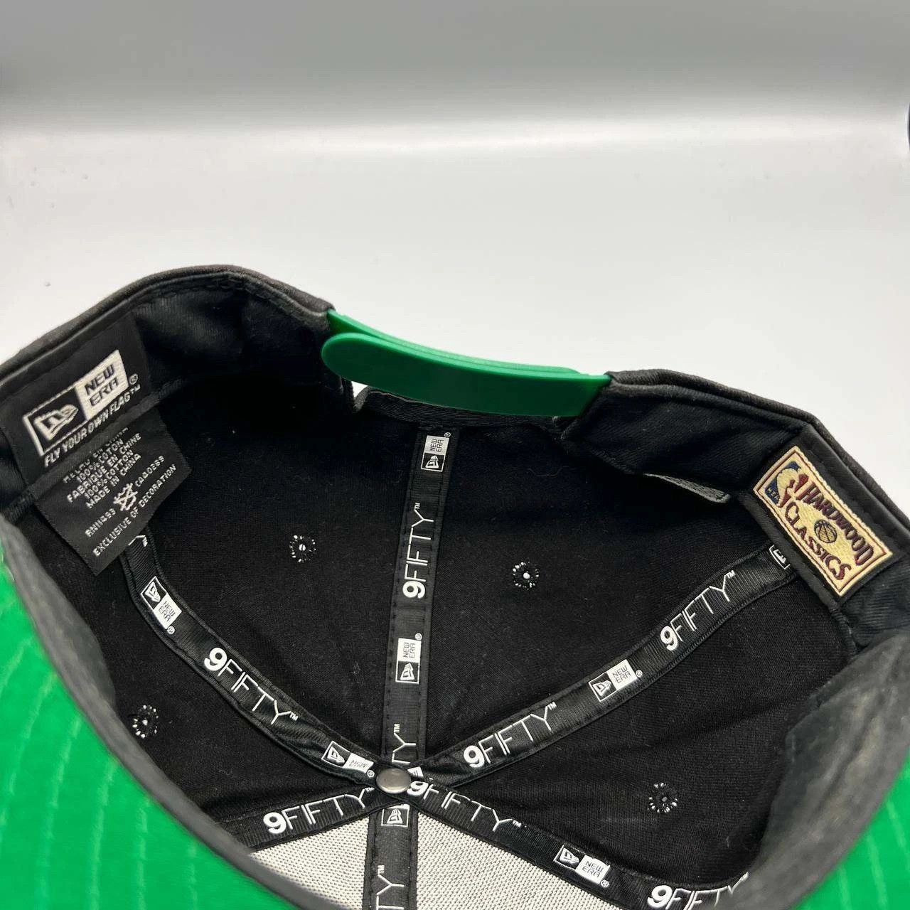 New Era Boston Celtics Hat Men Black NBA Snap Back Hardwood Classics Size ONE SIZE - 6 Thumbnail