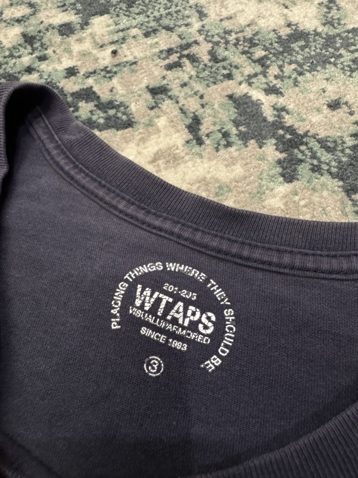 Wtaps WTAPS SUNFADED SPELLOUT SHIRT Size US M / EU 48-50 / 2 - 6 Thumbnail
