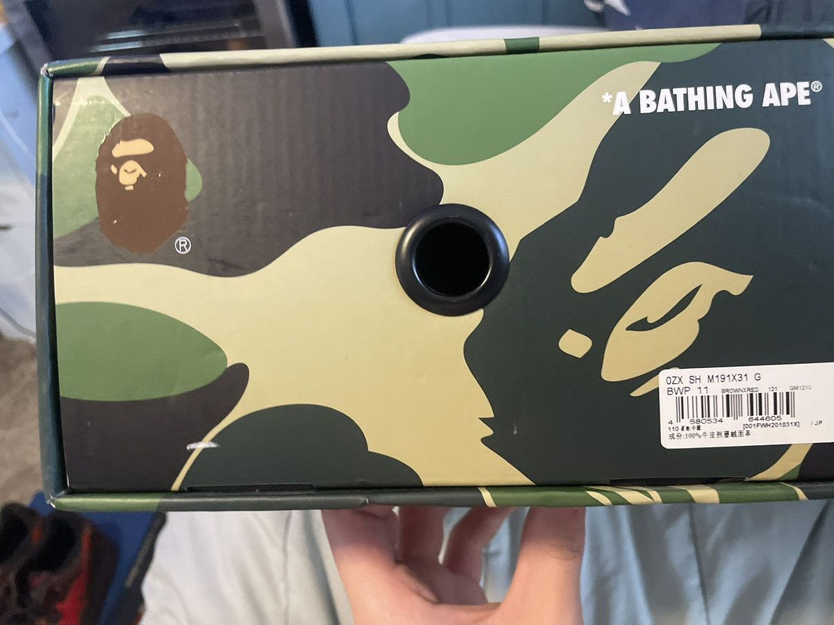 Bape Sk8 Sta ‘Brown Red’ Size US 11 / EU 44 - 10 Thumbnail