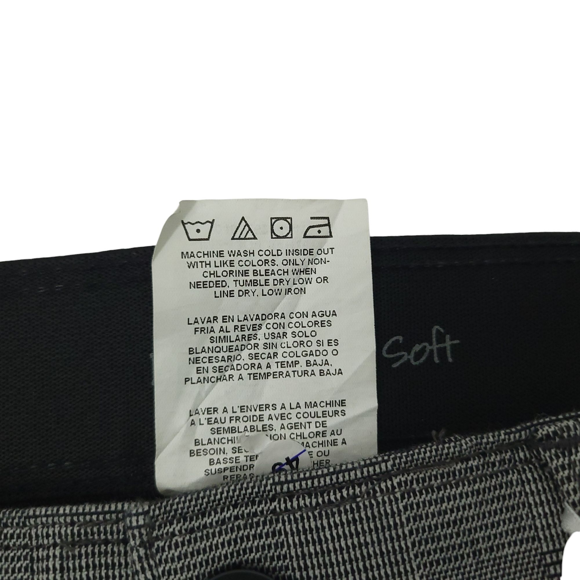 Lee Lee Straight Leg Trousers Womens 8M Glen Plaid Sinfully Soft Size 30" / US 8 / IT 44 - 11 Thumbnail