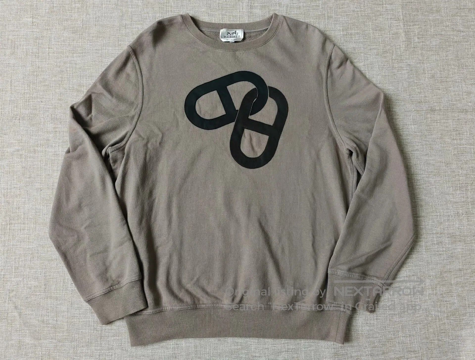 Hermes Hermes Men's Sweatshirt Pig Nose Design. Size US XL / EU 56 / 4 - 1 Thumbnail