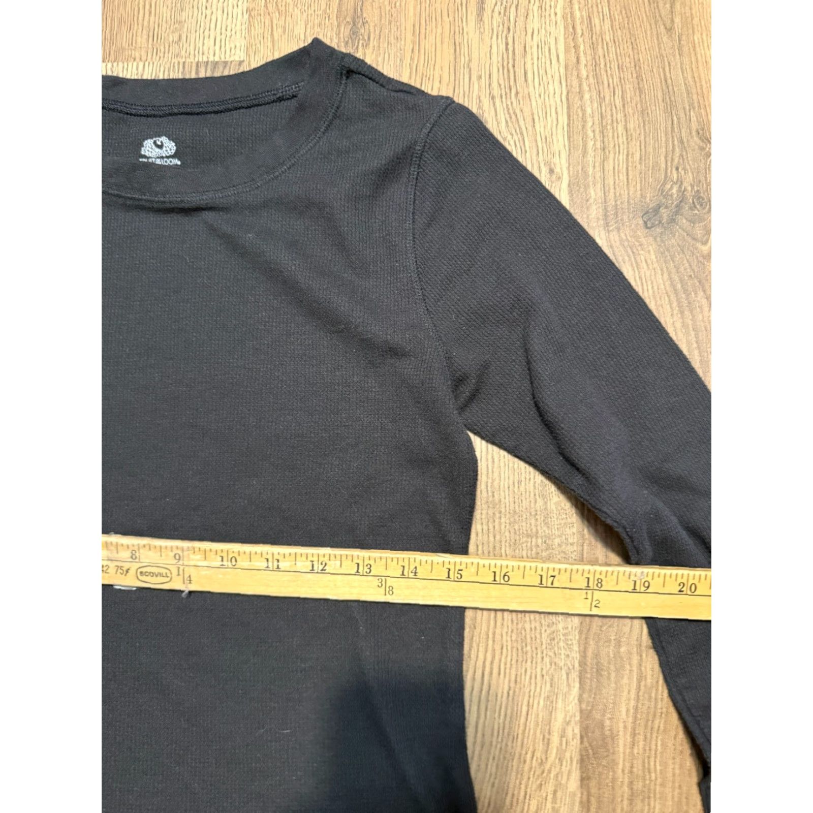 Fruit Of The Loom Fruit of the Loom Shirt Women's Medium Black Long Sleeve Crewneck T-Shirt Regular Size XS? Wait. Size M / US 6-8 / IT 42-44 - 6 Thumbnail