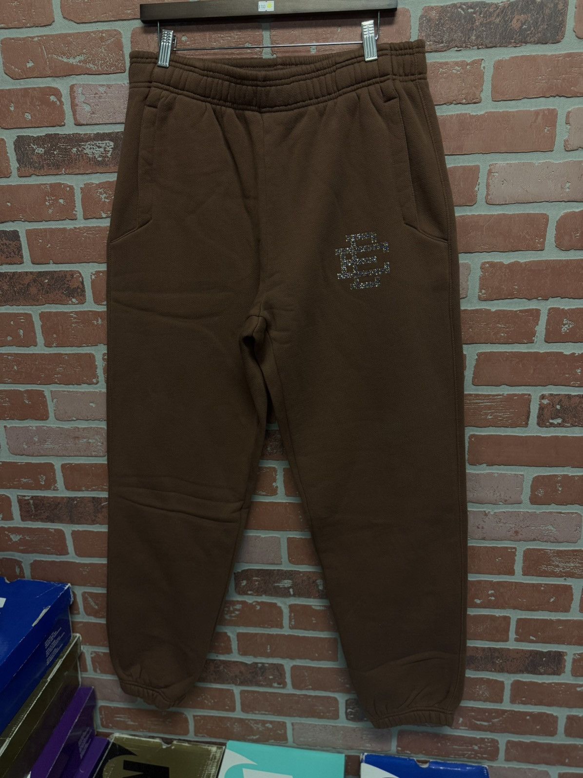 Eric Emanuel × Swarovski Eric Emanuel x Swarovski Sweatpants Size XL (NEW) RARE Size US 34 / EU 50 - 2 Thumbnail