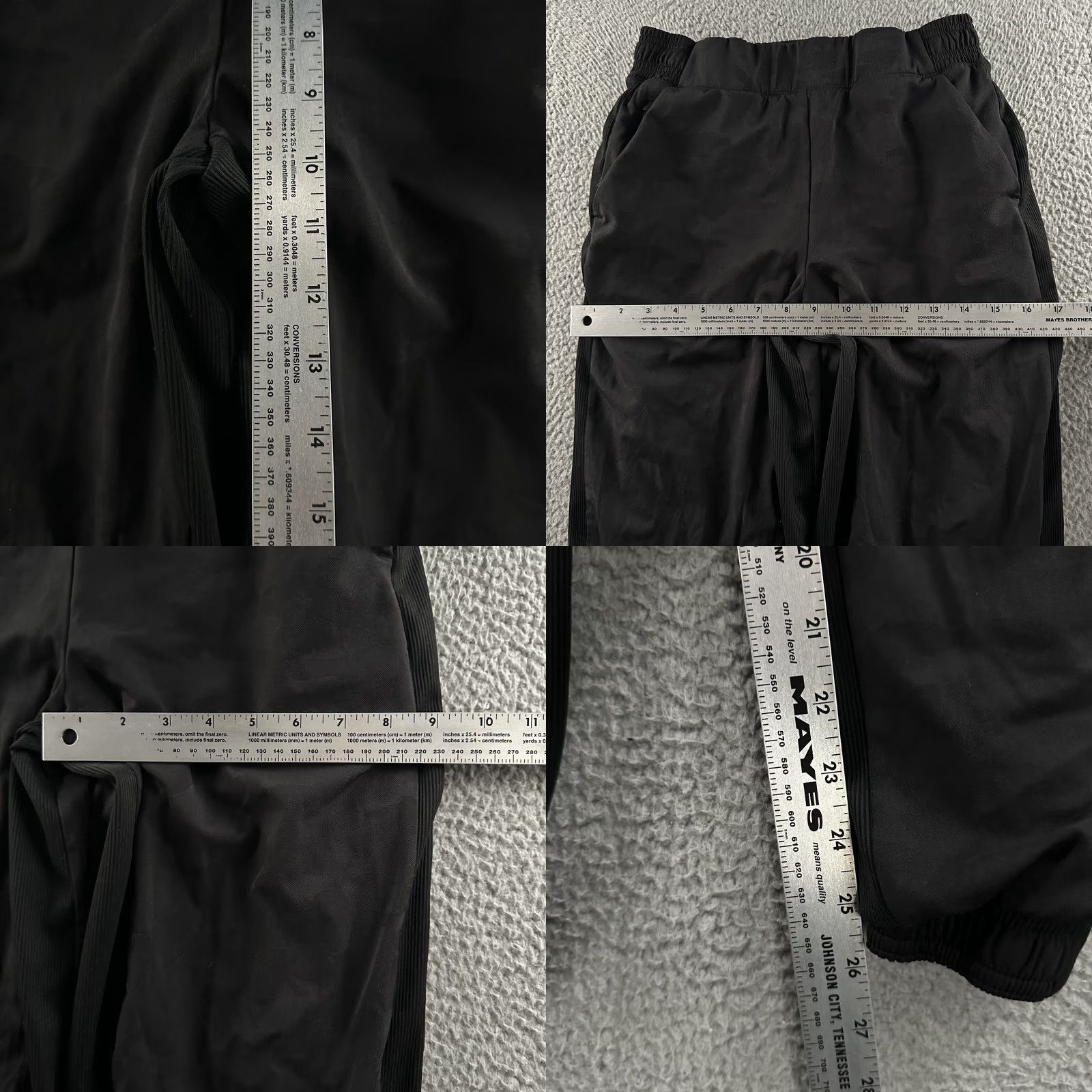 Athleta Athleta Pants Black 2 Jogger Mid Rise Camo Stretch Lined Polyester Blend Womens Tapered Jogger Feature: Stretch Size 26" / US 2 / IT 38 - 8 Thumbnail