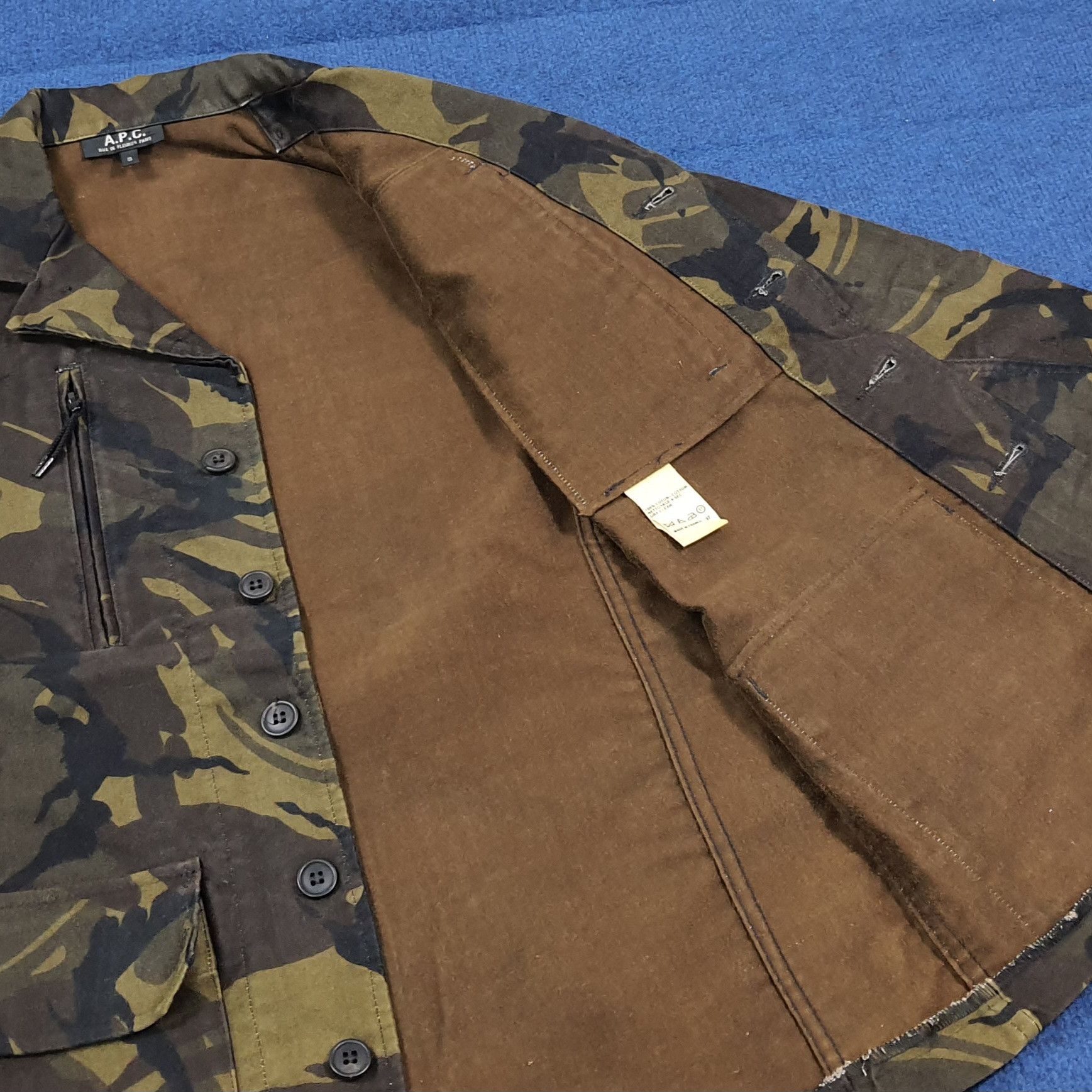 A.P.C. Vintage A.P.C. France Military Camo Camouflage Field C288N13 Size US XS / EU 42 / 0 - 6 Thumbnail