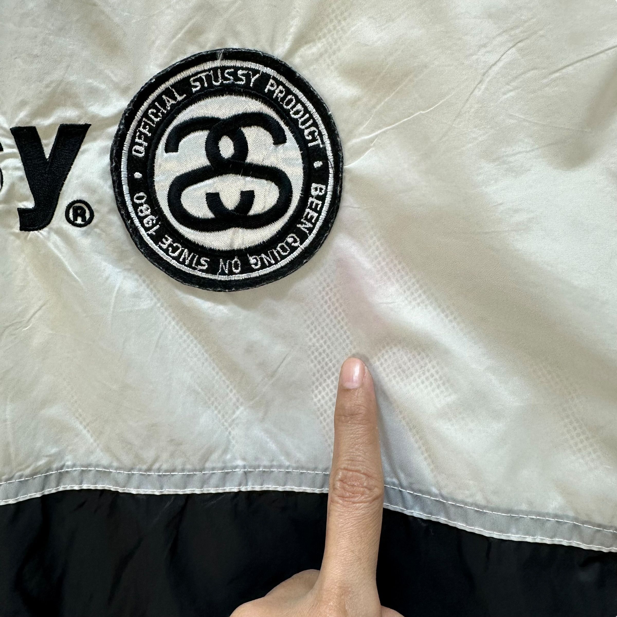 Stussy STUSSY SPORT EMBROIDERY BIG LOGO WINDBREAKER JACKET #9084-55 Size US L / EU 52-54 / 3 - 12 Thumbnail
