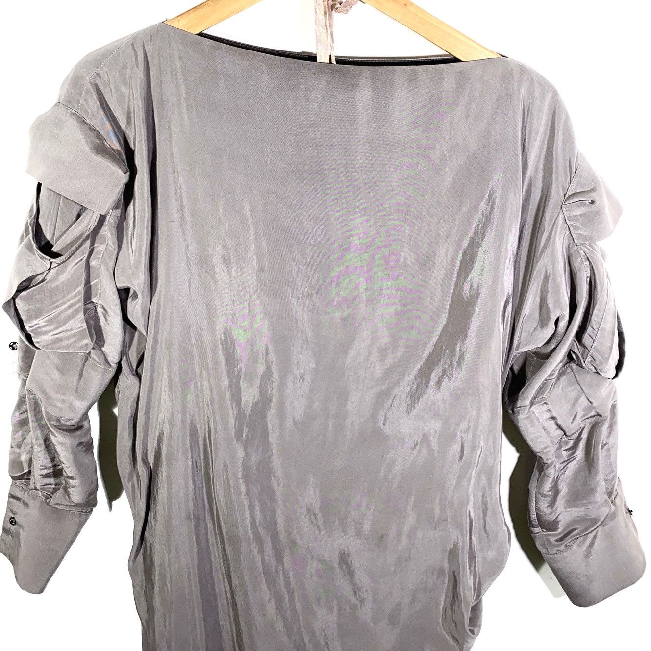 Haider Ackermann Robe Créateur Drapée Asymétrique Haider Ackermann Size M / US 6-8 / IT 42-44 - 4 Thumbnail