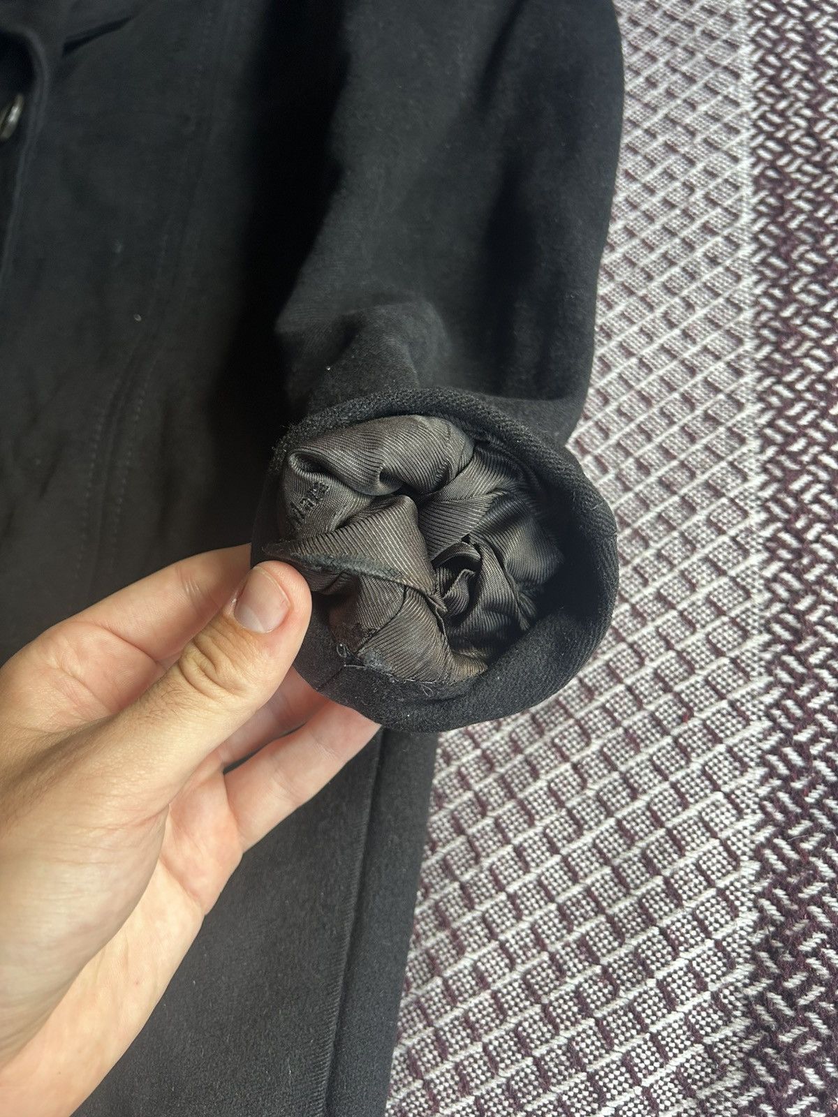 Max Mara Max Mara Heavy Coats 100% Wool Black Avant Garde Size US-10 Size L / US 10 / IT 46 - 4 Thumbnail