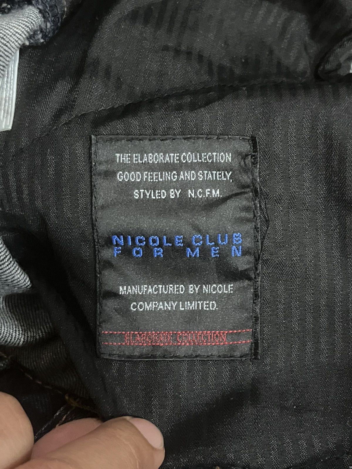 Tornado Mart Vintage Nicole Club For Men Dark Faded Washed Flare Jeans Size US 30 / EU 46 - 18 Thumbnail