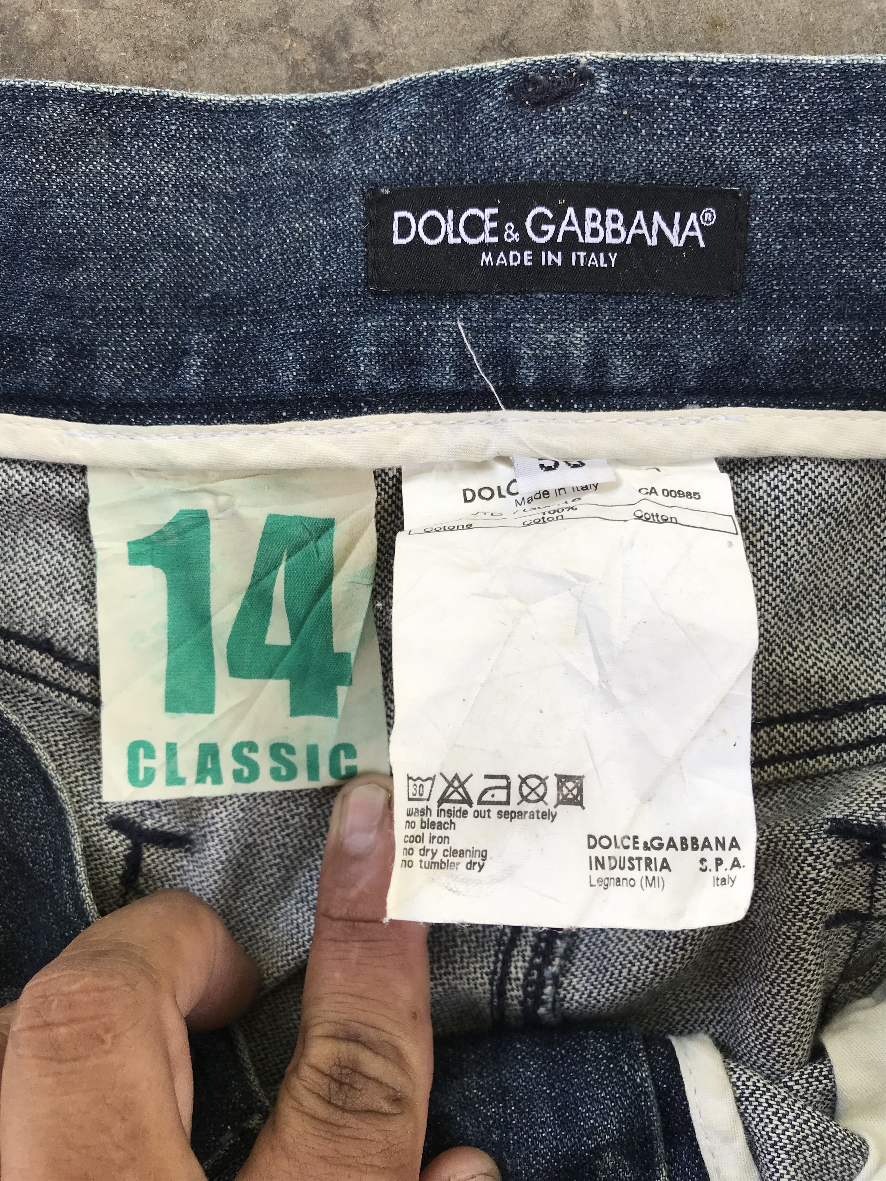 Dolce & Gabbana Heat‼️Dolce& Galbana Distressed Denim-Size 36-made in italy Size US 36 / EU 52 - 9 Thumbnail