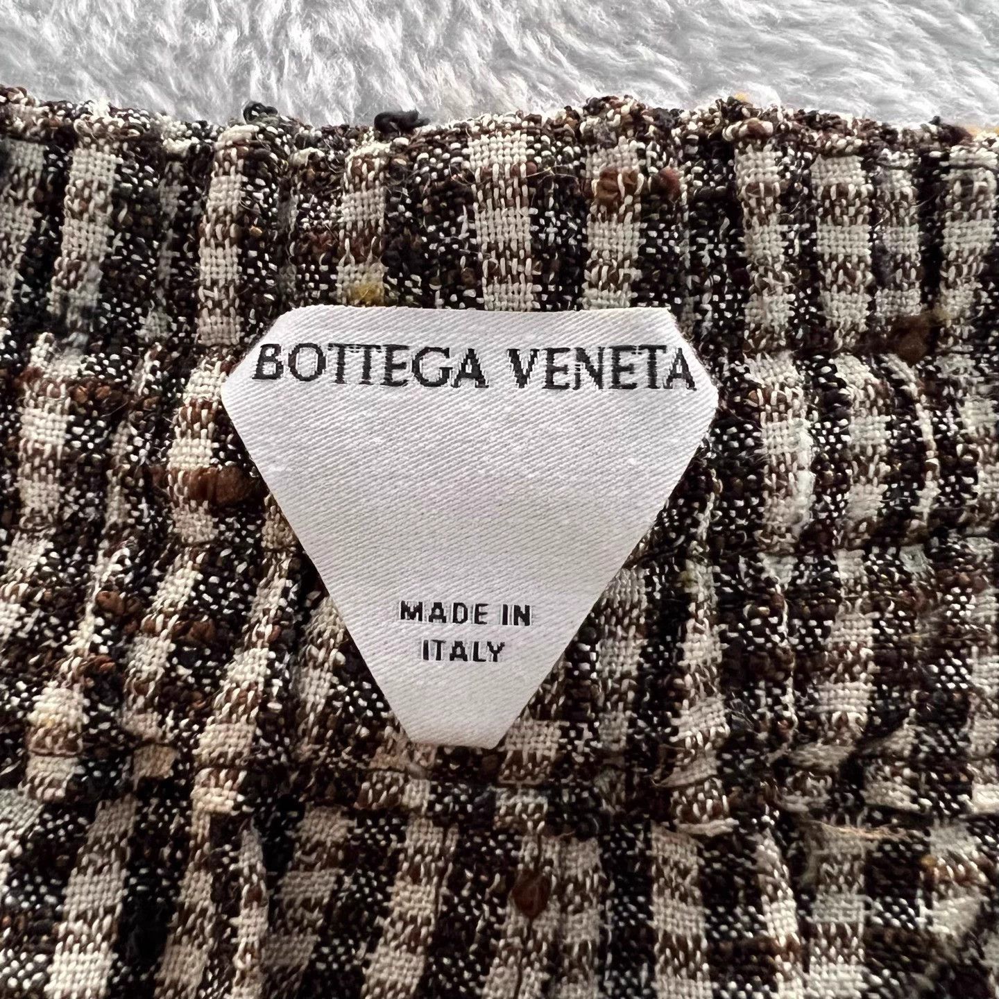Bottega Veneta BV Plaid M 98 New Shorts Size 26" / US 2 / IT 38 - 3 Thumbnail