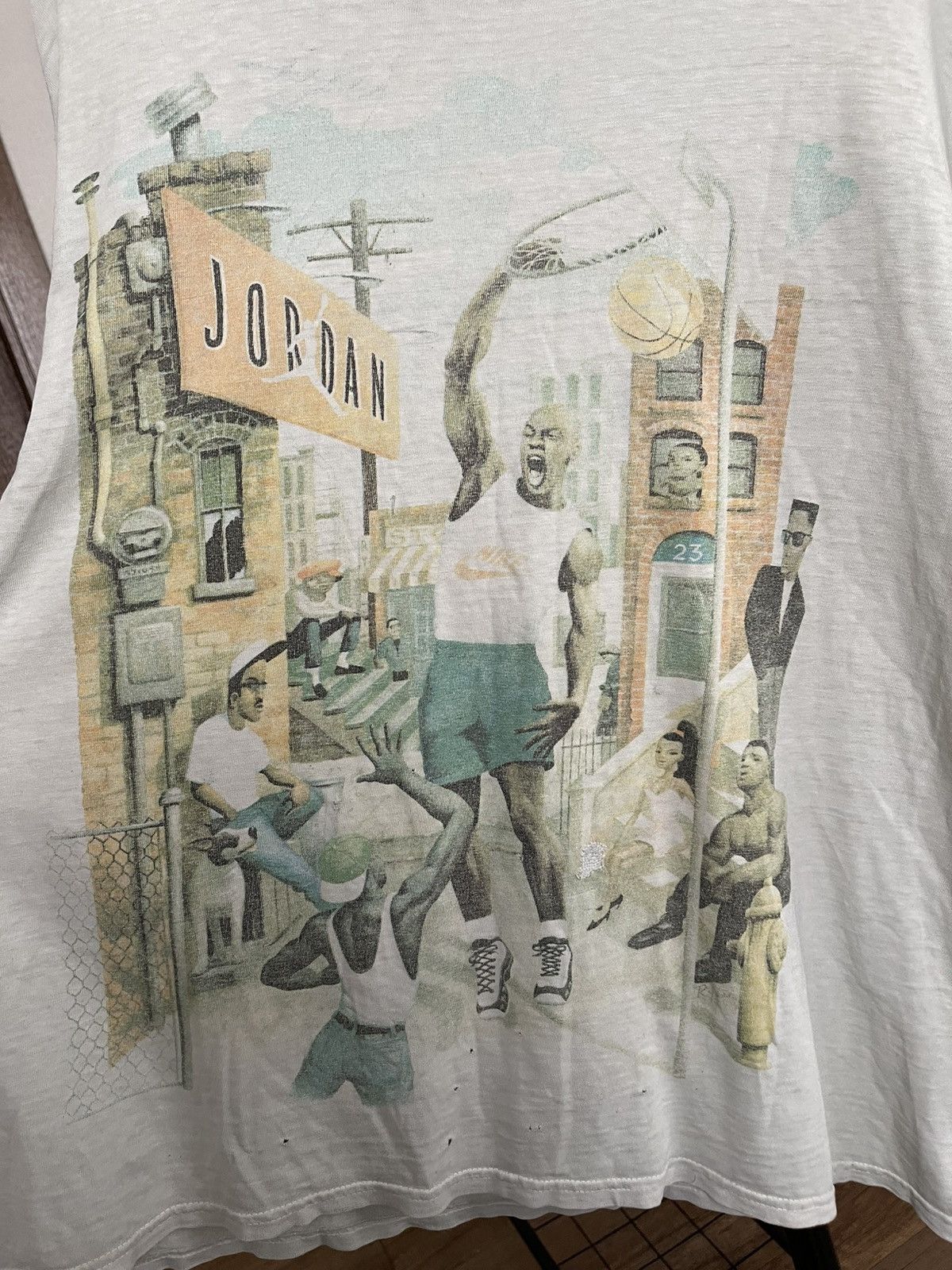 Nike Nike Vintage Hoop Heroes Artwork Mark Ryden T-Shirt Tee 90s Size US M / EU 48-50 / 2 - 6 Thumbnail
