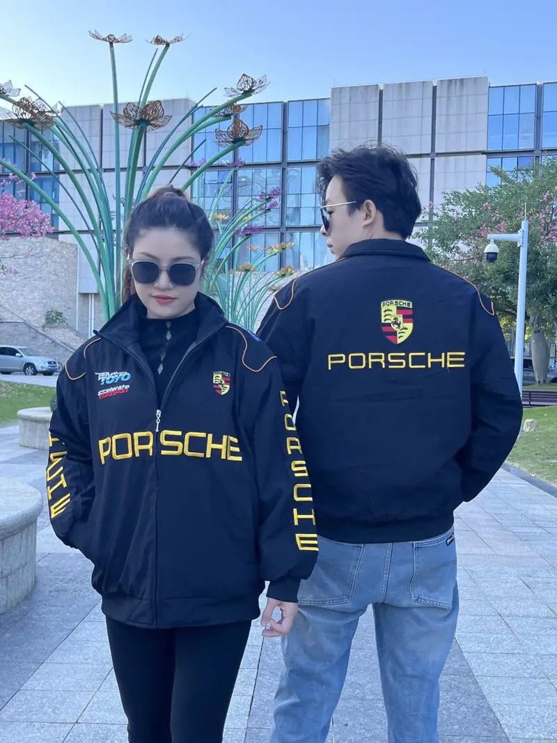 Japanese Brand Porsche Racing Jacket Size US XL / EU 56 / 4 - 2 Thumbnail