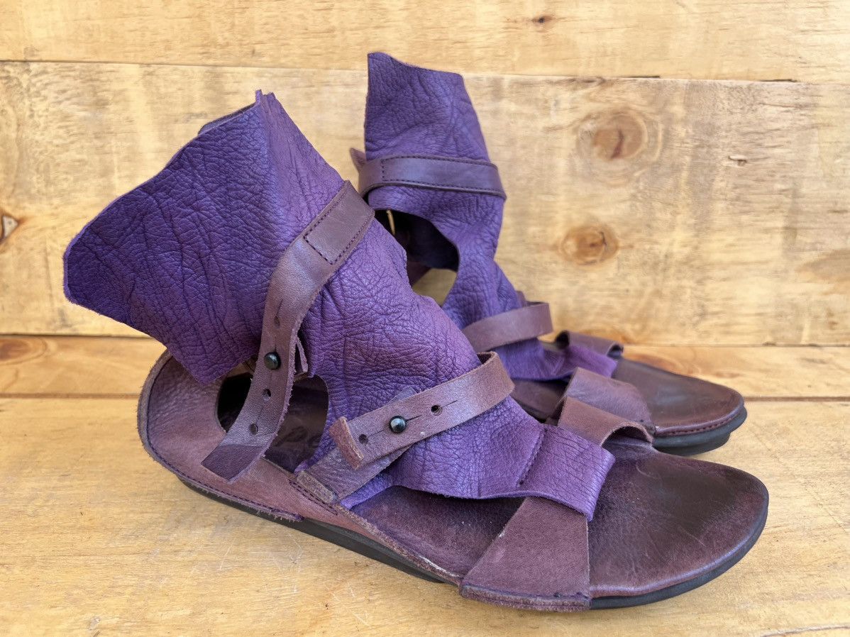 Trippen Trippen wedge sandal Purple Leather Shoes Size EU 40/ US 9 Size US 10 / IT 40 - 6 Thumbnail