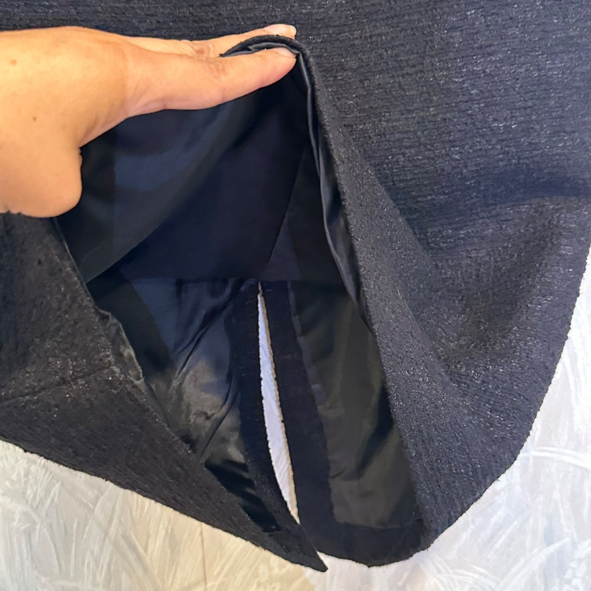 Giambattista Valli ✨Gianbattista Valli Sz 4/ US S Women's Classic Black Texture Size 27" / US 4 / IT 40 - 7 Thumbnail