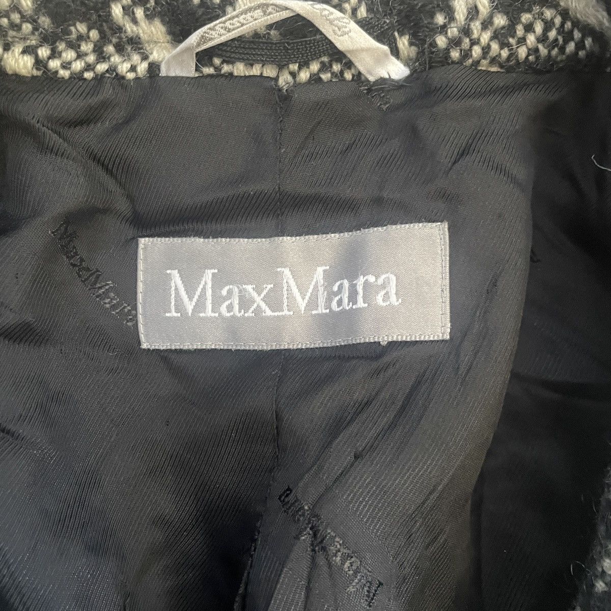 Max Mara Max Mara Mainline Virgin Wool Belted Trench Over Coat Size M / US 6-8 / IT 42-44 - 5 Thumbnail