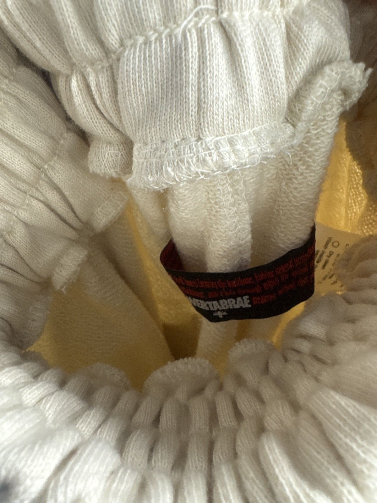 Vertabrae Vertabrae Sweatpants Cream/Burgundy Size US 32 / EU 48 - 2 Thumbnail