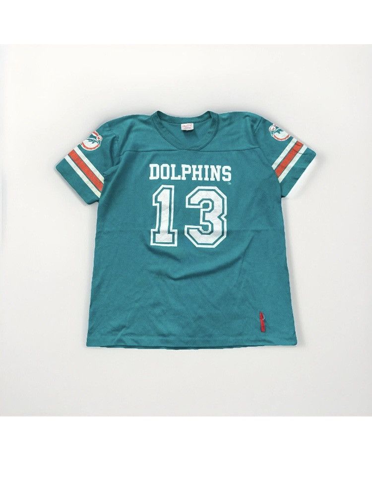 NFL × Vintage 80’s Dan Marino Miami dolphins 50/50 jersey shirt Rawlings Size US M / EU 48-50 / 2 - 1 Thumbnail