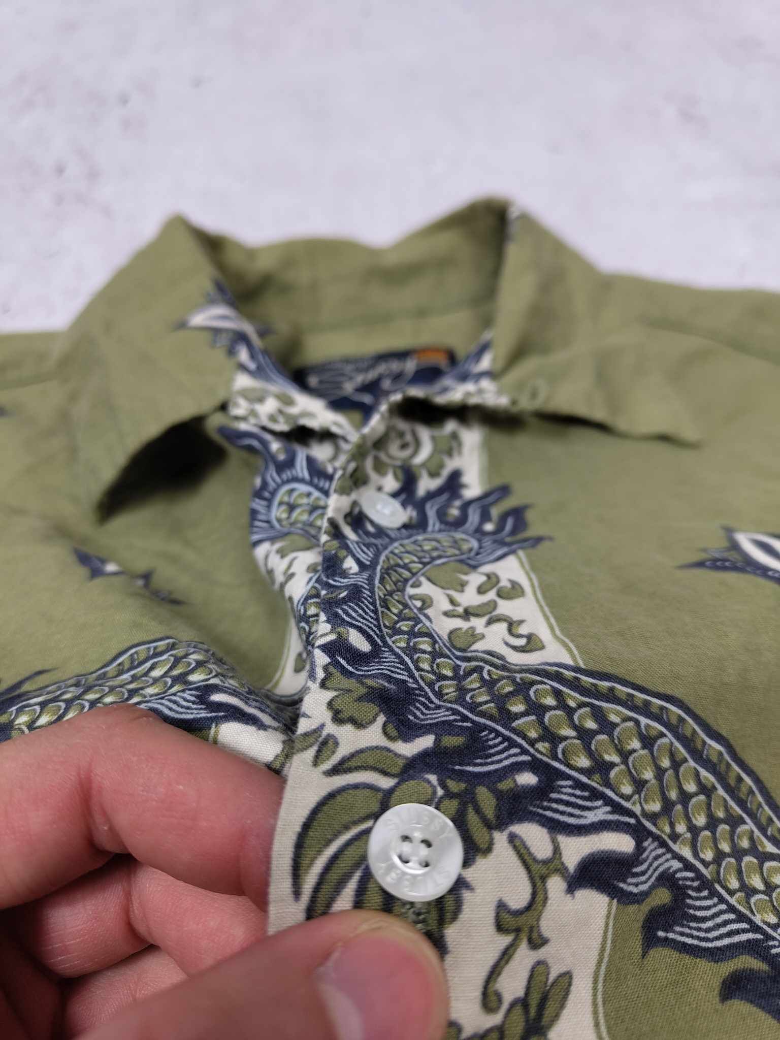 Stussy × Vintage 90s Vintage Stussy Hawaiian Shirt Size US L / EU 52-54 / 3 - 5 Thumbnail