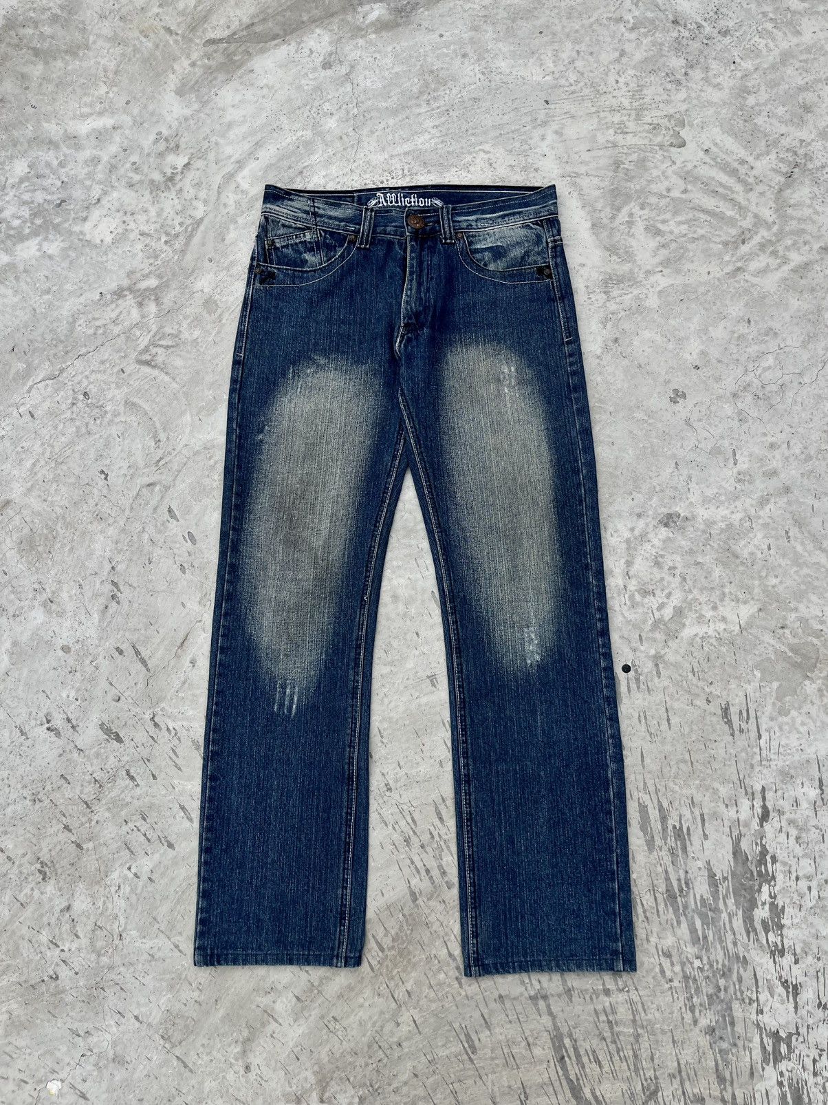 Affliction Vintage Y2K Affliction Denim Killers Embroidery Jeans Size US 32 / EU 48 - 4 Thumbnail