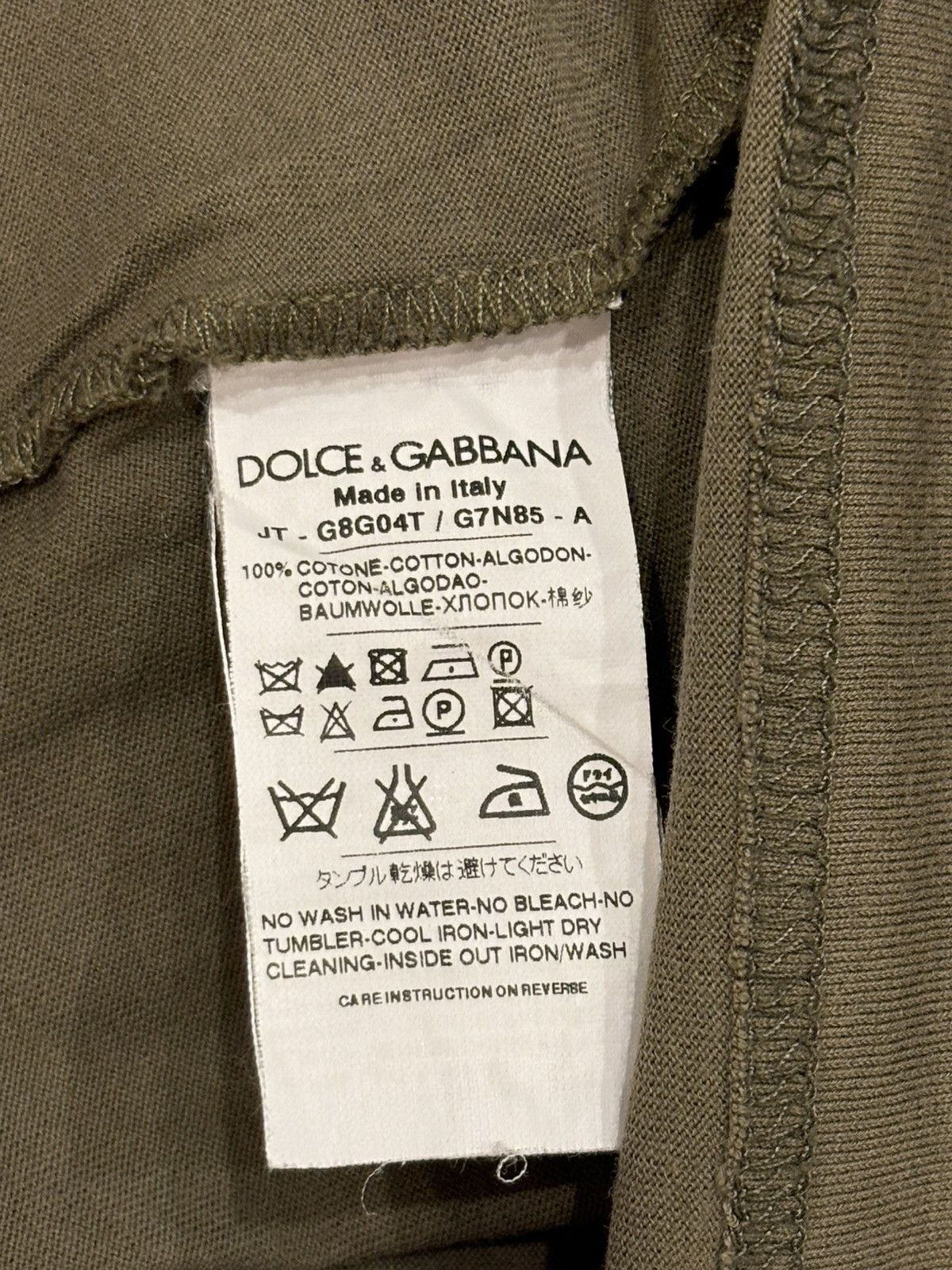 Dolce & Gabbana DOLCE & GABBANA t shirt Size US M / EU 48-50 / 2 - 3 Thumbnail