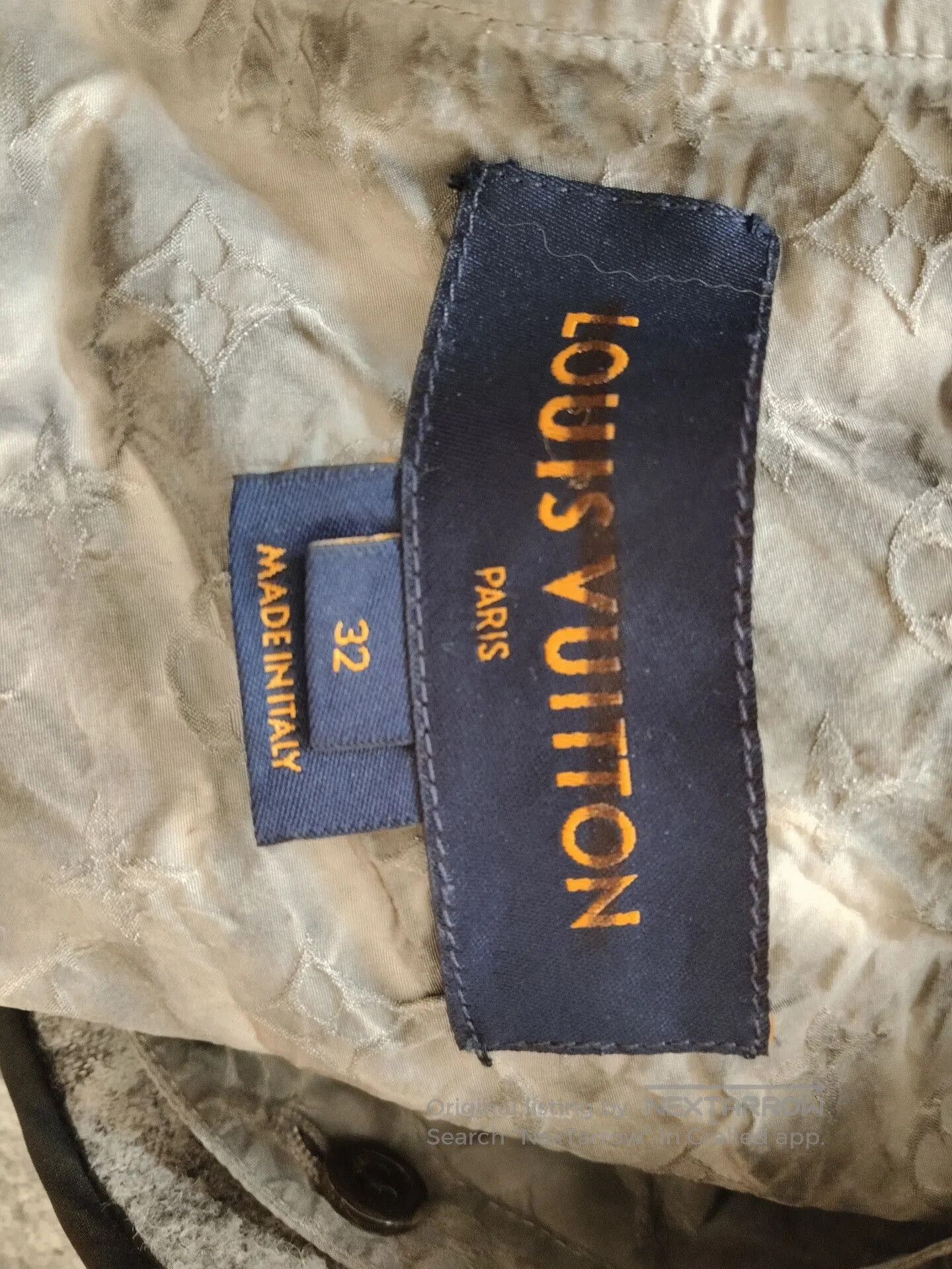 Louis Vuitton Gray Louis Vuitton Monogram Belted Coat. Size XXS / US 00 / IT 34 - 7 Thumbnail