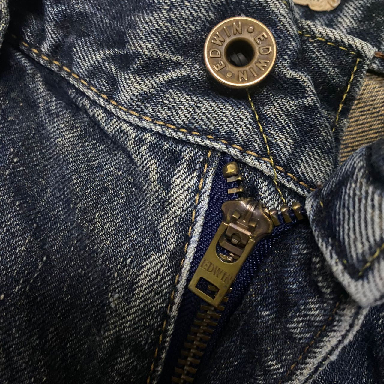 Edwin Vintage Edwin 505 Selvegde Redline Distressed Denim Size US 33 - 11 Thumbnail