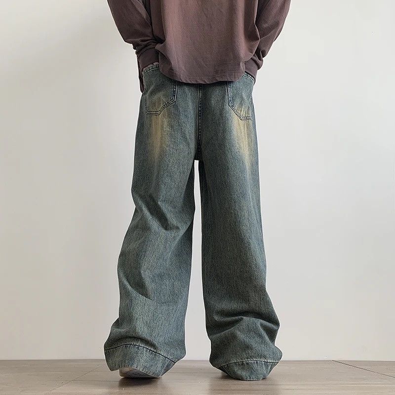 Japanese Brand Distressed Vintage Blue Jeans Size US 29 - 2 Thumbnail