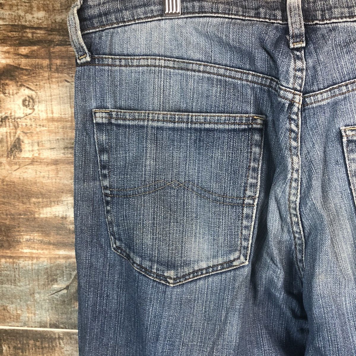 Vintage Bobson vintage Blue Denim Pants #A1393 Size US 35 - 16 Thumbnail