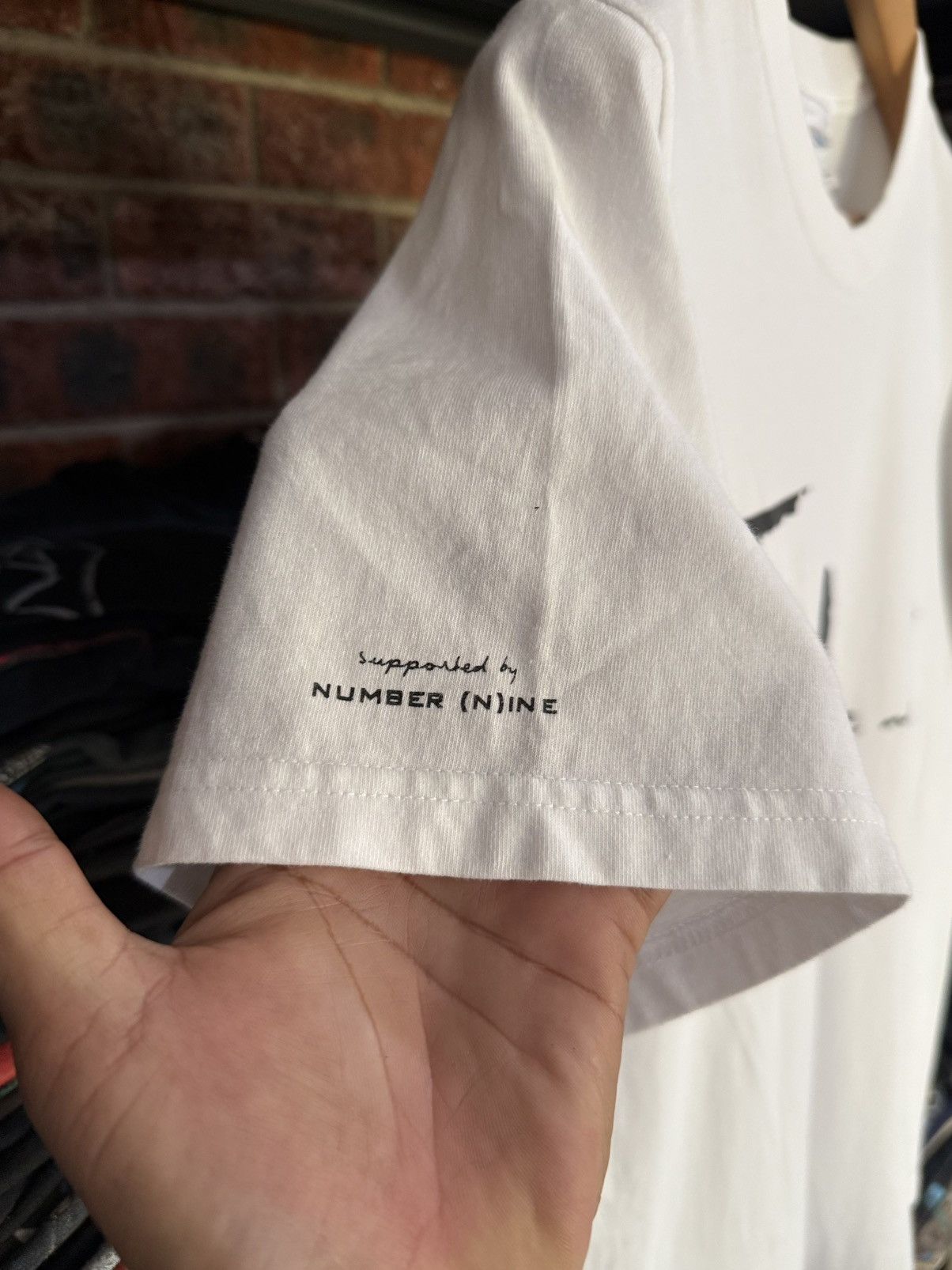 Number (N)ine Rare Vintage Number Nine X Camera David Cronenberg Hanes Tee Size US M / EU 48-50 / 2 - 5 Thumbnail