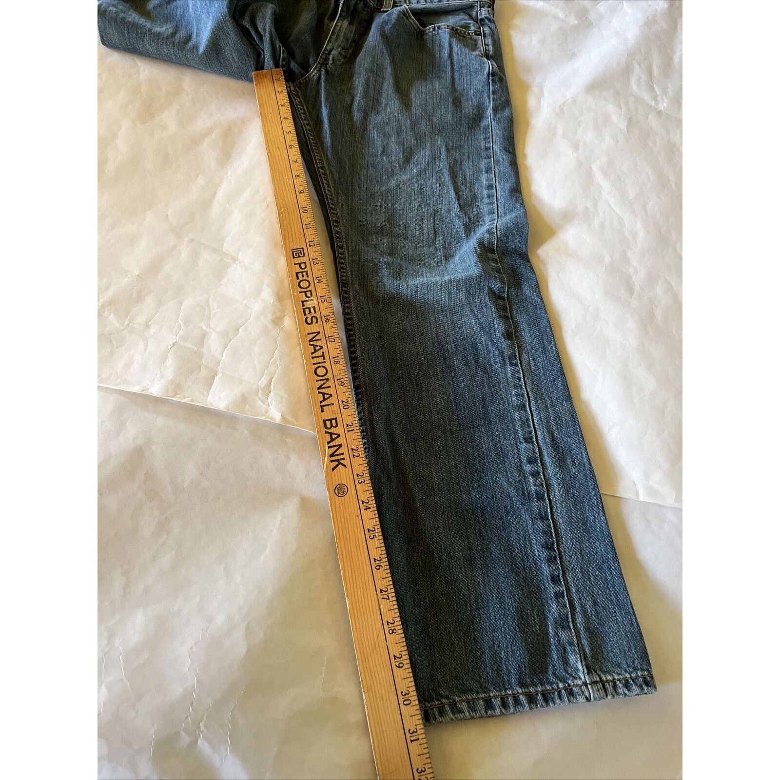 Levi's Levi's 559 Jeans Men 33x32 Blue Medium Wash Cotton Denim Y2K Size US 32 / EU 48 - 5 Thumbnail