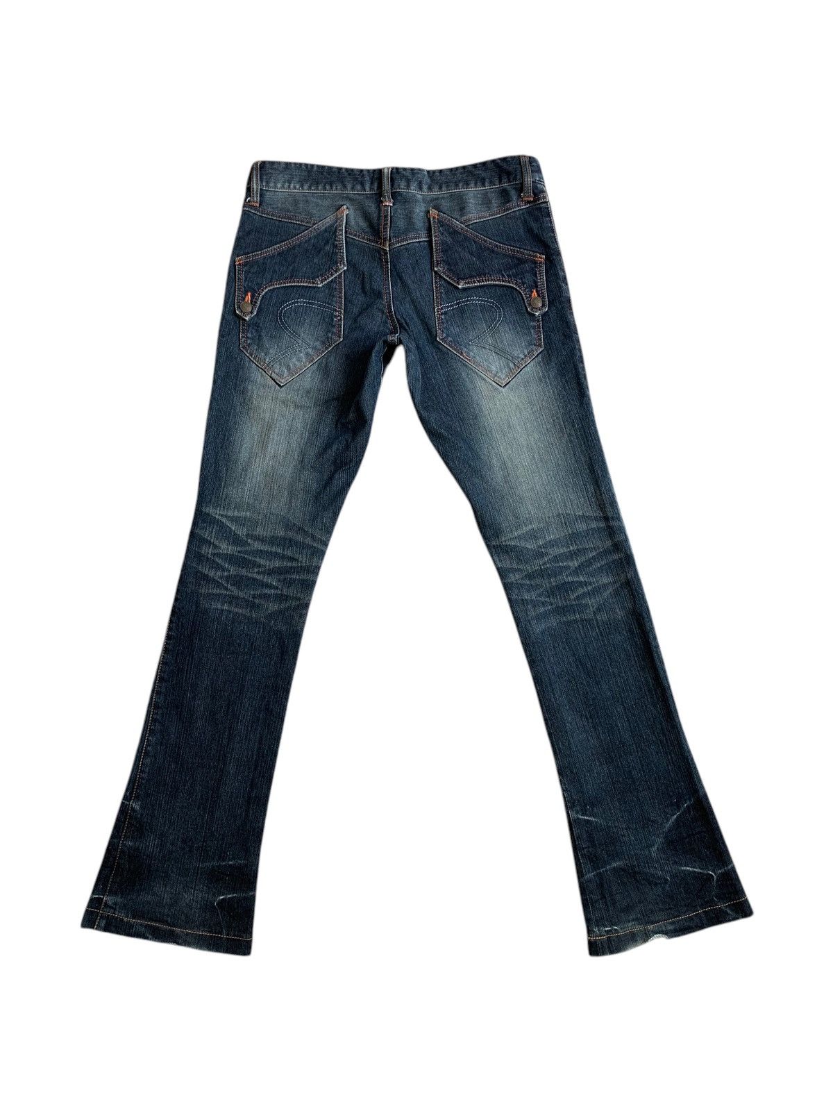 Obelisk Obelisk Archive Edo Black Flared Indigo Mudwash Denim Size US 32 / EU 48 - 2 Thumbnail