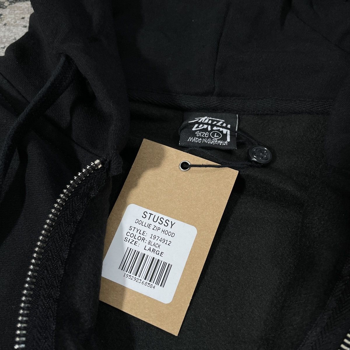 Stussy STUSSY ZIP HOODIE " DOLLIE " Size US L / EU 52-54 / 3 - 5 Thumbnail