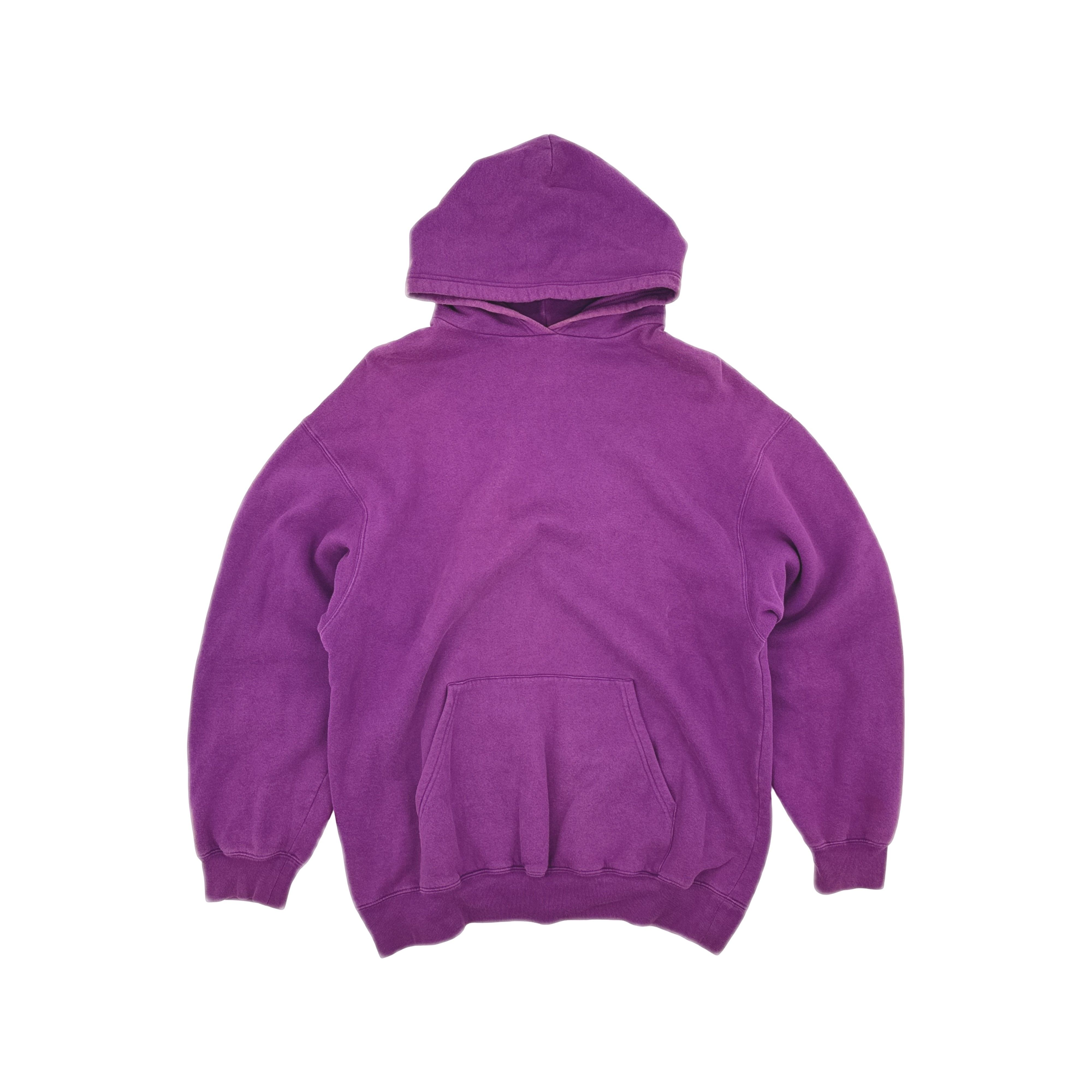 Balenciaga Balenciaga Back Logo Hoodie Purple XS Size US XS / EU 42 / 0 - 1 Thumbnail