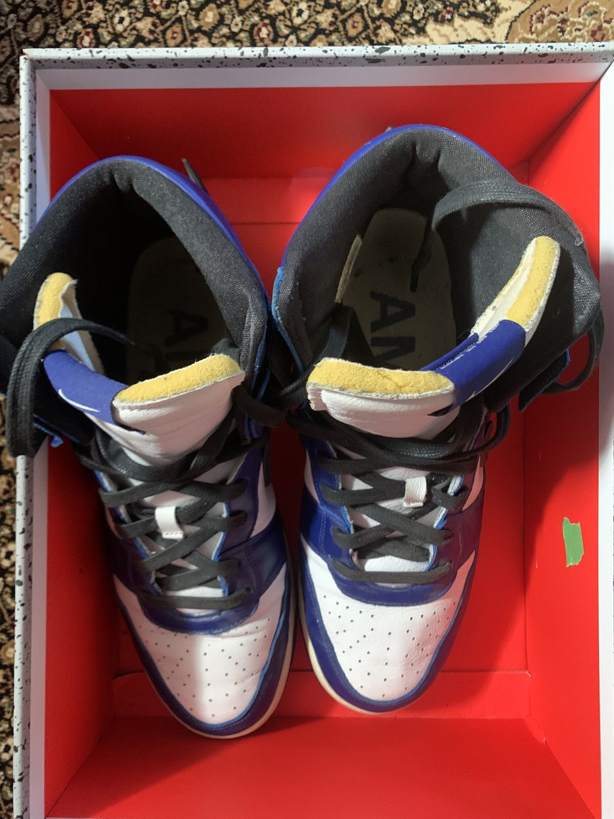 Ambush Design × Nike Ambush X Nike dunk high royal blue Size US 12 / EU 45 - 4 Thumbnail