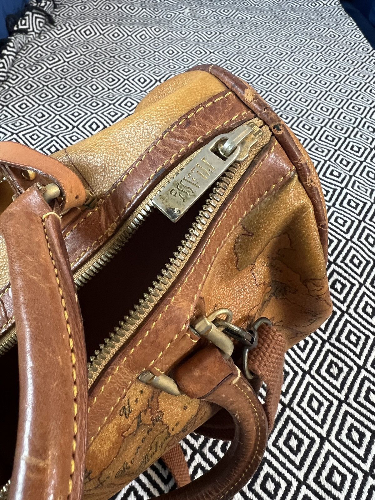 Alviero Martini Alviero Martini classic Geo leather satchel handbag Size ONE SIZE - 5 Thumbnail