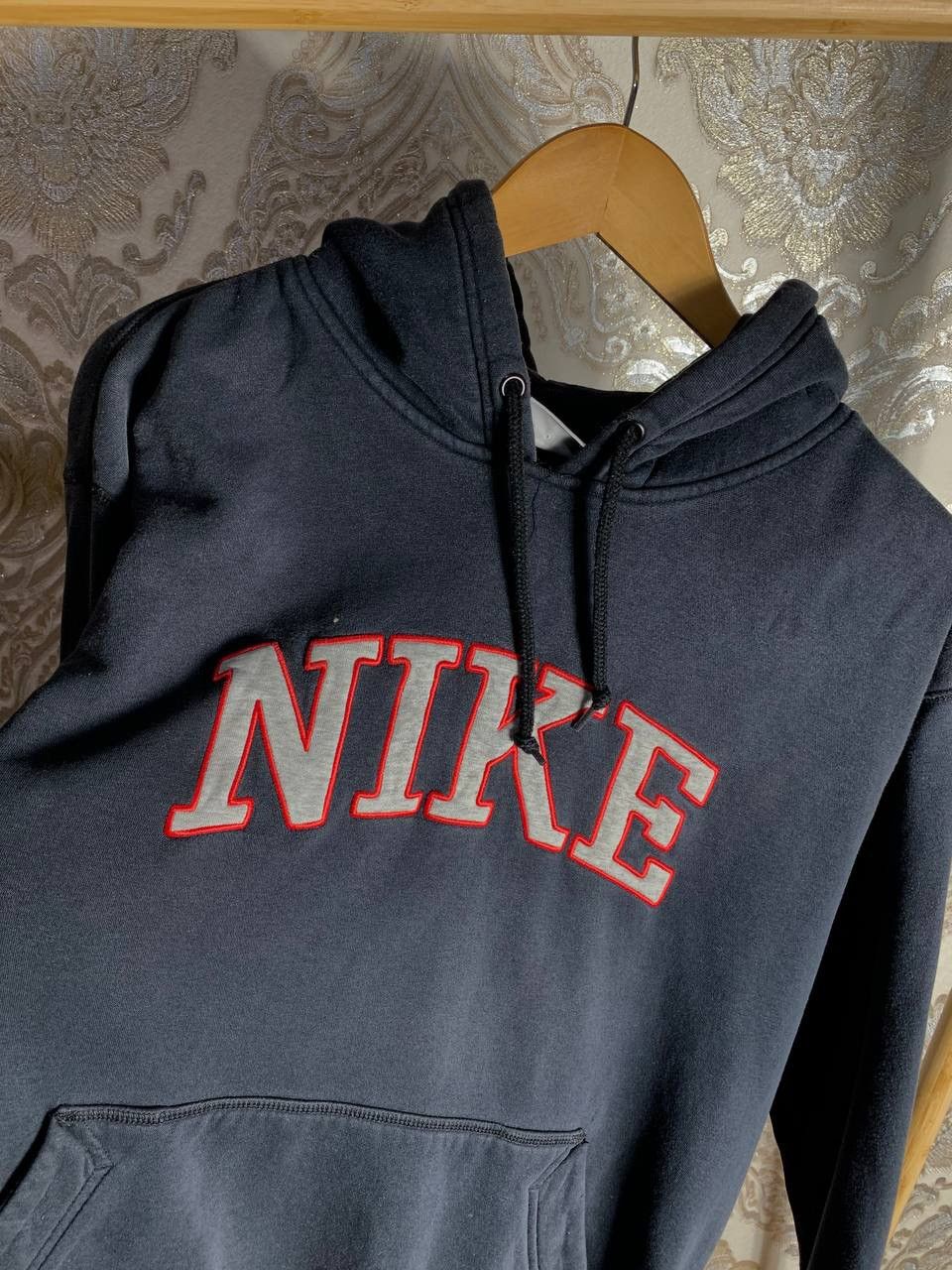 Nike × Vintage VERY RARE NIKE HOODIE VINTAGE CENTR SWOOSH DRILL Y2K 90s Size US XXL / EU 58 / 5 - 2 Thumbnail
