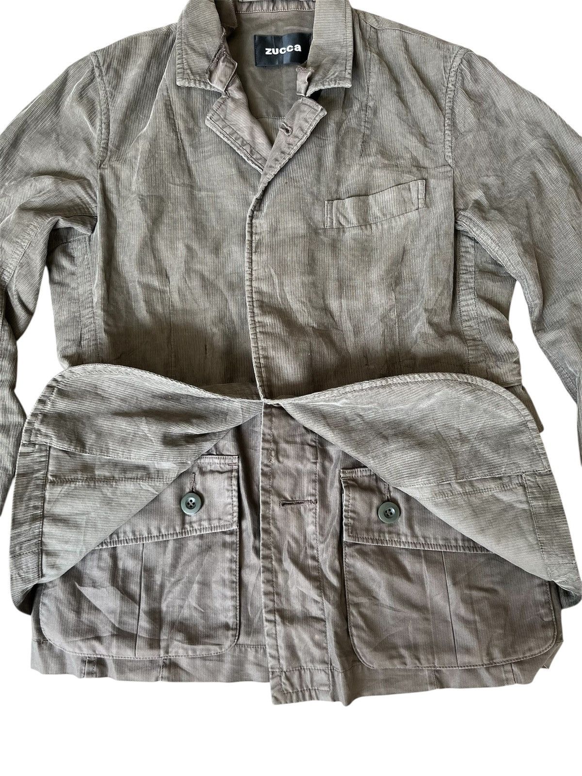CABANE de ZUCCa Zucca By Issey Miyake Corduroy Blazer Jacket Size US M / EU 48-50 / 2 - 8 Thumbnail