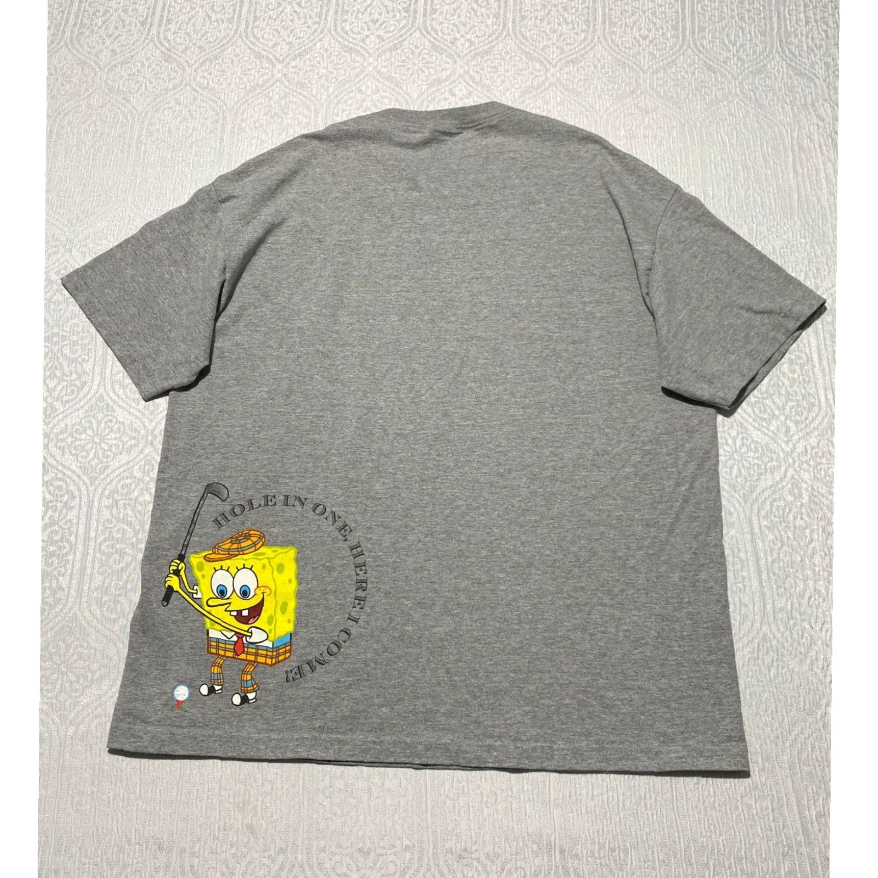 Nickelodeon VINTAGE Nickelodeon SpongeBob SquarePants Graphic T-Shirt Gray Mens XXL Golf 2003 Size US XXL / EU 58 / 5 - 2 Thumbnail
