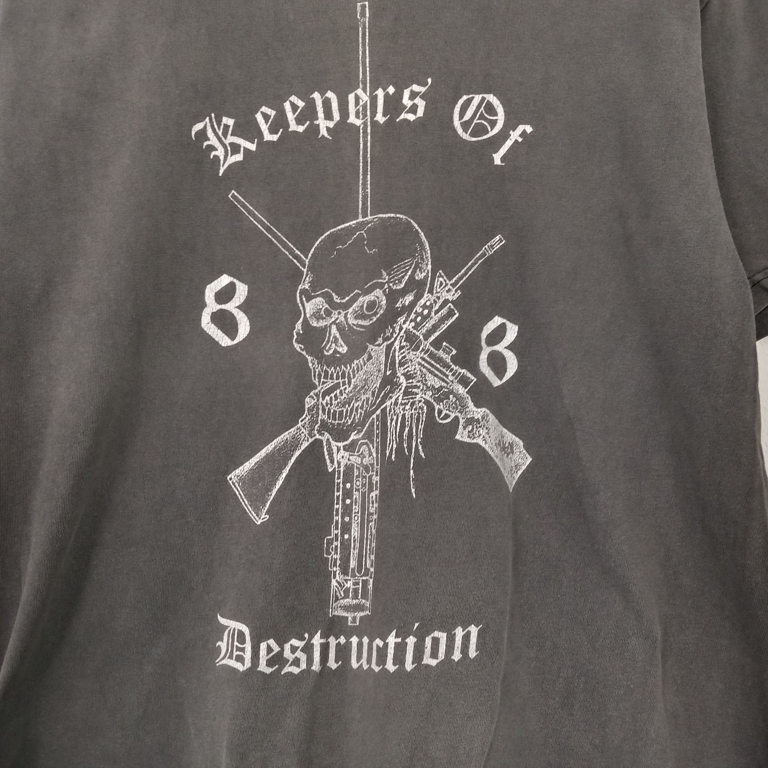 Band Tees × Vintage Vintage 88tees Keepers Of Destruction Tshirt Size US M / EU 48-50 / 2 - 2 Thumbnail